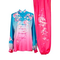 UC015 - Blue/Pink Gradient Uniform with Flower Embroidery