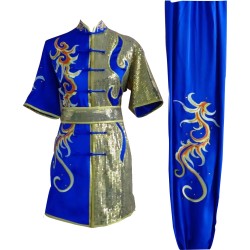 UC02-21- Blue Uniform with Dragon Embroidery