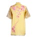  UC021 - Pale Yellow Uniform with Flower Embroidery