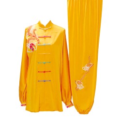 UC027 - Golden Yellow Uniform with Dragon Embroidery