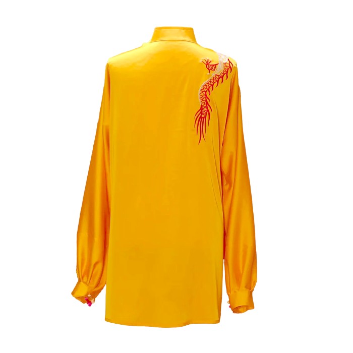 UC027 - Golden Yellow Uniform with Dragon Embroidery