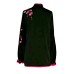  UC028 - Black Uniform with Flower Embroidery