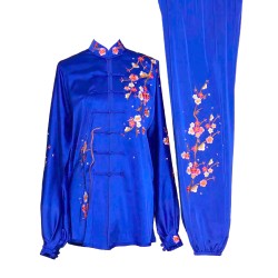 UC029 - Blue Uniform with Flower Embroidery