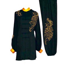 UC033 - Black Uniform With Embroidery