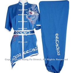 UC075 - Blue Uniform with Dragon Embroidery