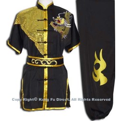 UC076 - Black Uniform with Dragon Embroidery 
