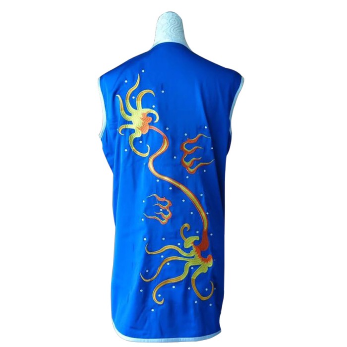 UC077 - Blue Uniform with Dragon Embroidery