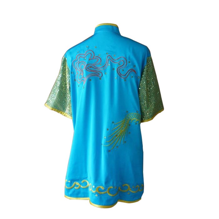 UC078 - Teal Uniform with Dragon Embroidery