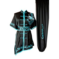 UC091 - Black Uniform with Dragon Embroidery