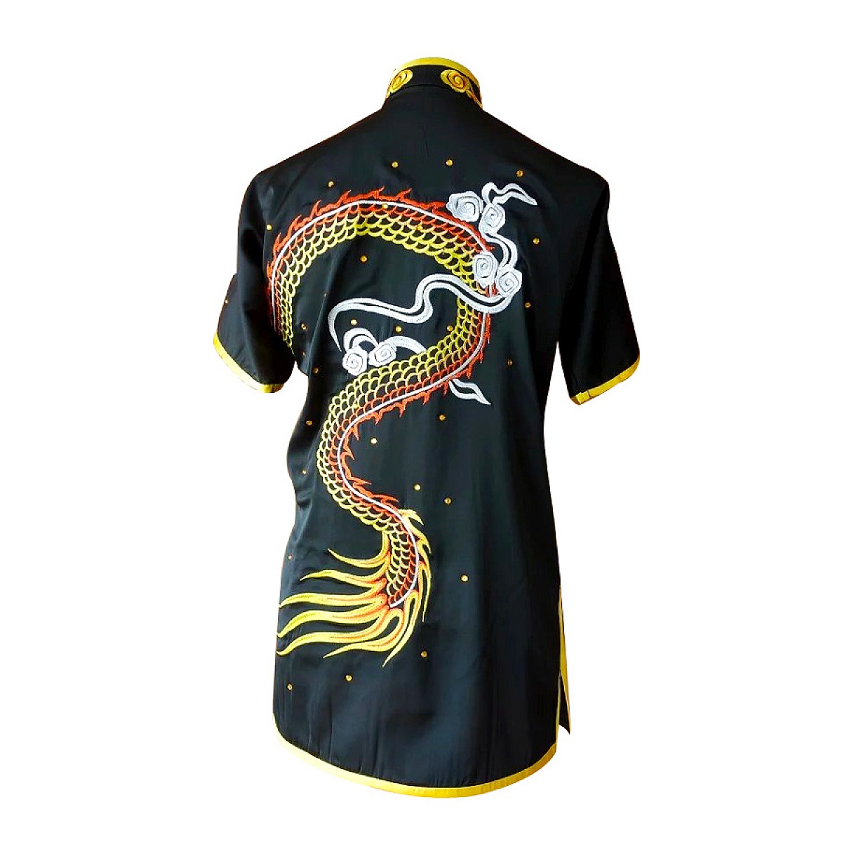 UC092 - Black Uniform with Dragon Embroidery