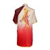  UC094 - Red/White Gradient Uniform with Dragon Embroidery