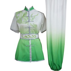 UC204 - White and Green Gradient Dragon Embroidery with Sash