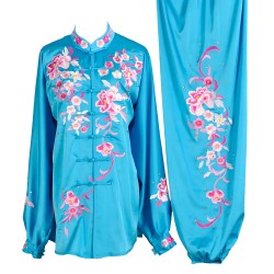 UC306 - Light Blue Uniform with Flower Embroidery