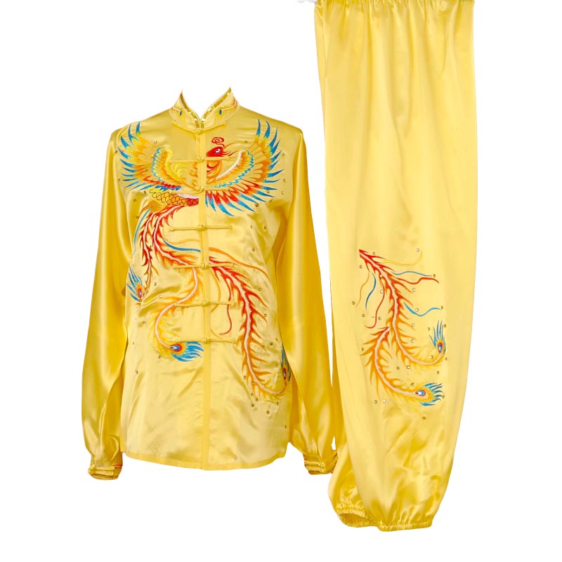UC402 - Yellow Uniform with Phoenix Embroidery