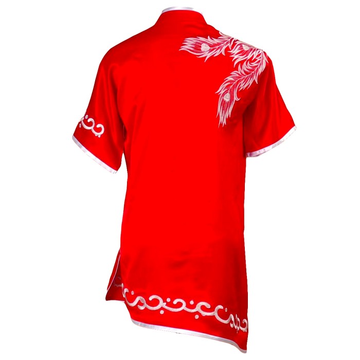 UC503 - Red Uniform with Silver Phoenix Embroidery