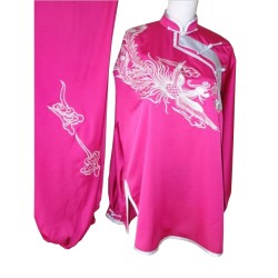 UC506 - Pink Uniform with Silver Phoenix Embroidery