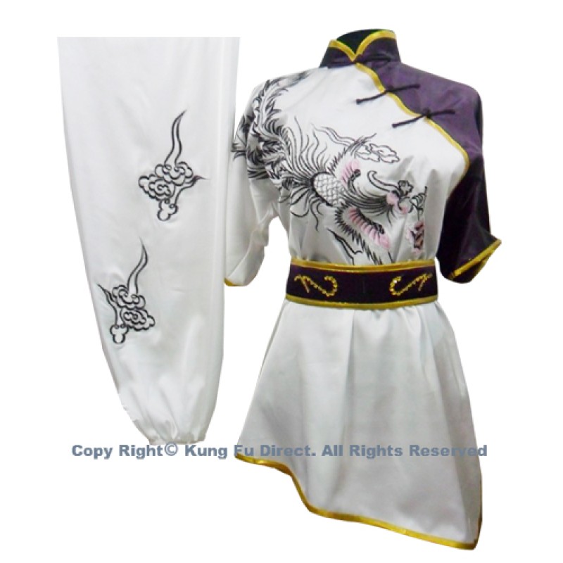 UC509 - White Uniform with Phoenix Embroidery