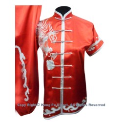 UC528 - Red Uniform with Silver Phoenix Embroidery(2)