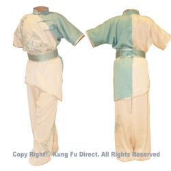UC529 - White/Blue Uniform With Phoenix Embroidery