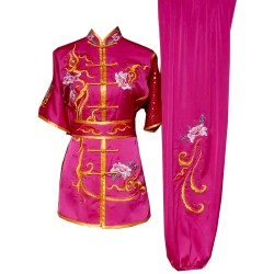 UC532 - Hot Pink Uniform with Flower Embroidery