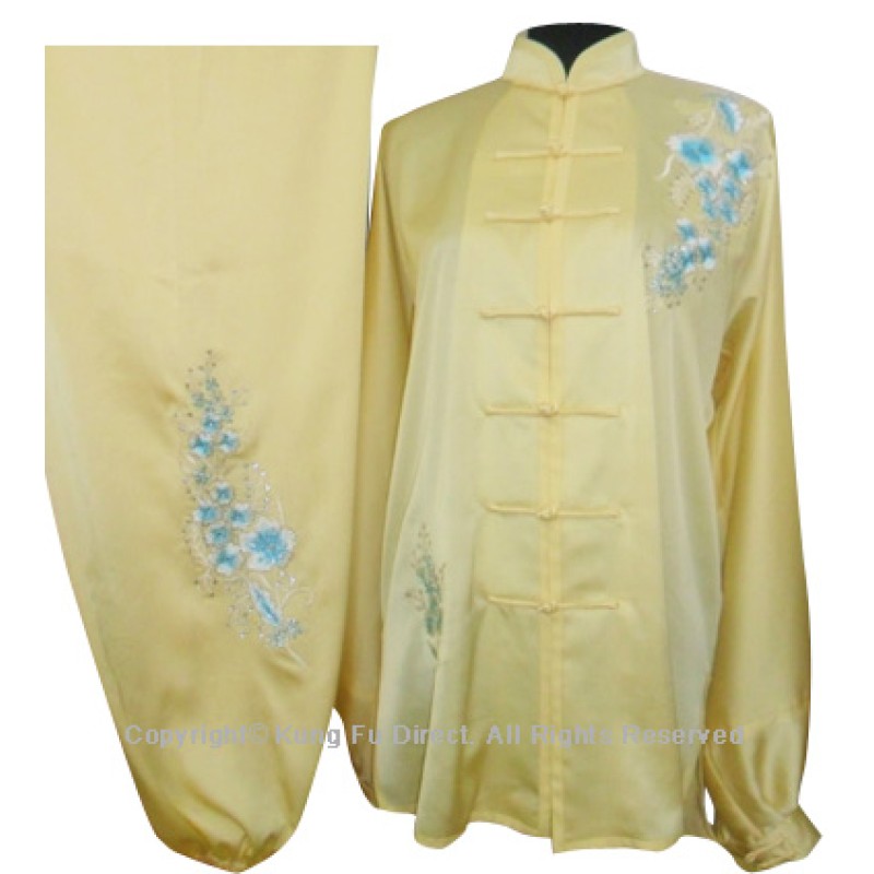 UC831 - Yellow Uniform With Filled Edelweiss Embroidery