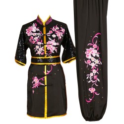 UC832 - Black Uniform with Flower Embroidery