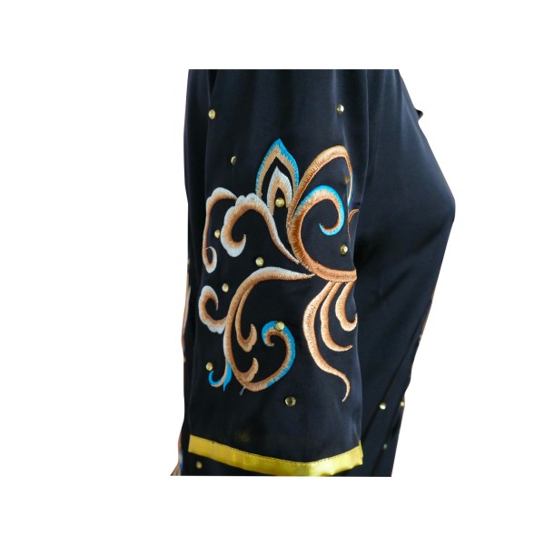 Blue Uniform with Phoenix, Cloud  and Water Embroidery  (Pre-Order)