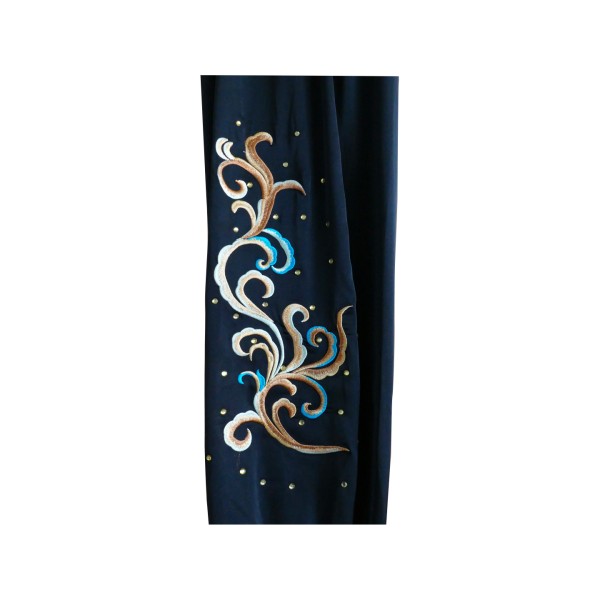 Blue Uniform with Phoenix, Cloud  and Water Embroidery  (Pre-Order)