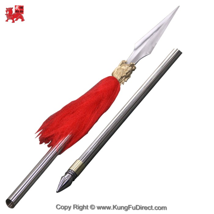War Dragon Head Spear (TLW002) – Iconic Traditional Martial Arts Weapon