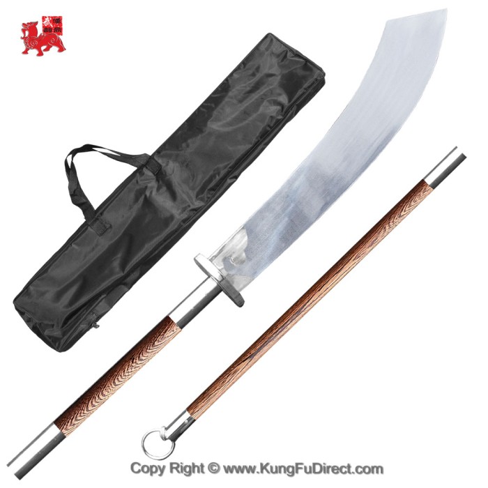 Wushu Lightweight Pudao with Wenge Wood Handle - 2 Piece (WSL014)