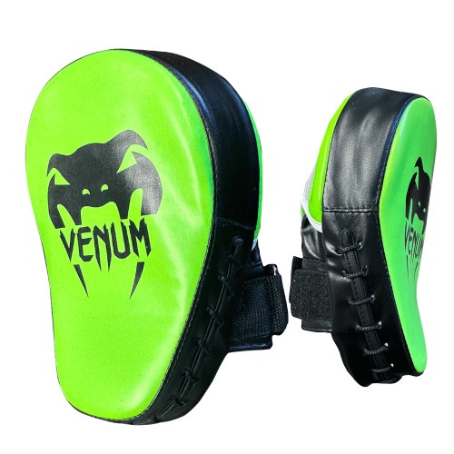 NM010-4  Neon green Color  Curved Focus Mitt- Single | Perfect for Boxing and Martial Arts Training