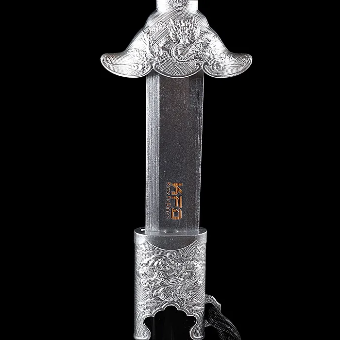 Silver Bamboo Straight Sword for Kung Fu & Tai Chi Training