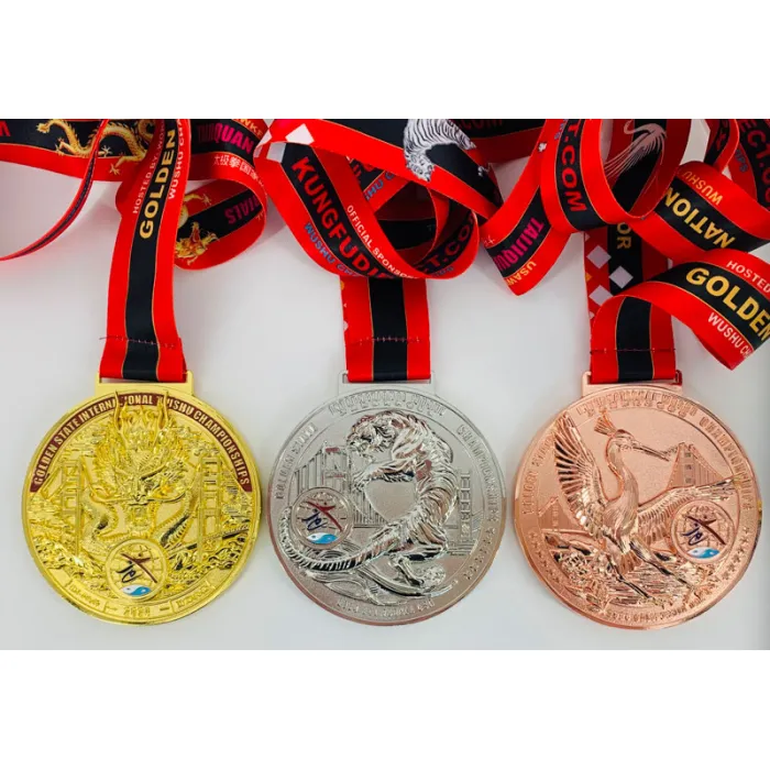 2024 Golden State International Wushu Championships Medals(for verified Athletes Only) 加州国际武术锦标赛奖牌邮寄 