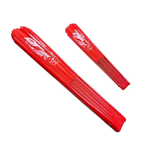 Red Twin Dragon Tai Chi Kung Fu Fan with Bamboo Ribs (Fan11)