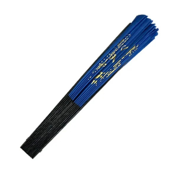 Blue Twin Golden Dragon Tai Chi Kung Fu Fan (Fan19-1)