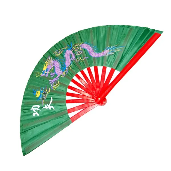 Green Dragon KungFu Fan (Fan26)