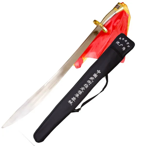 Competition Wushu KungFu Broadsword - Stainless Steel Handle (HD1002)