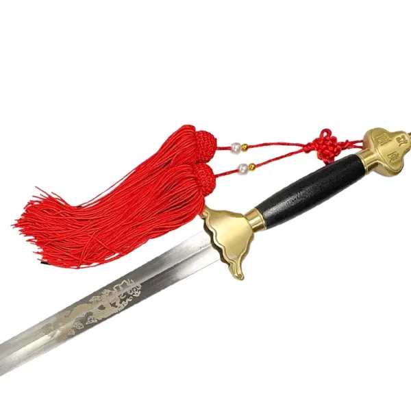 Competition Wushu Straight Swords - Wooden Handle (HD1003-1)