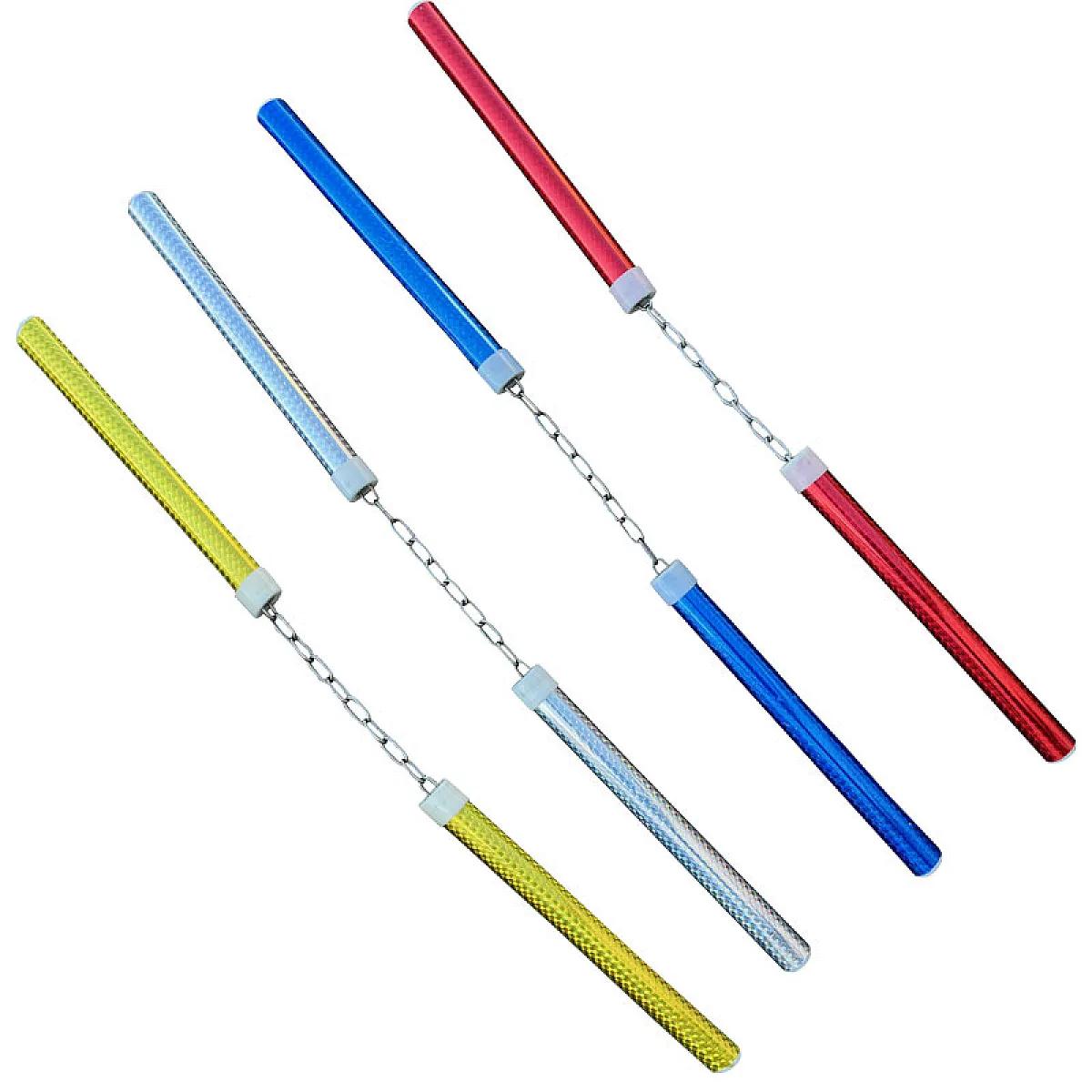 Laser Glossy Aluminum Nunchaku with Metal Chain – SF010-1