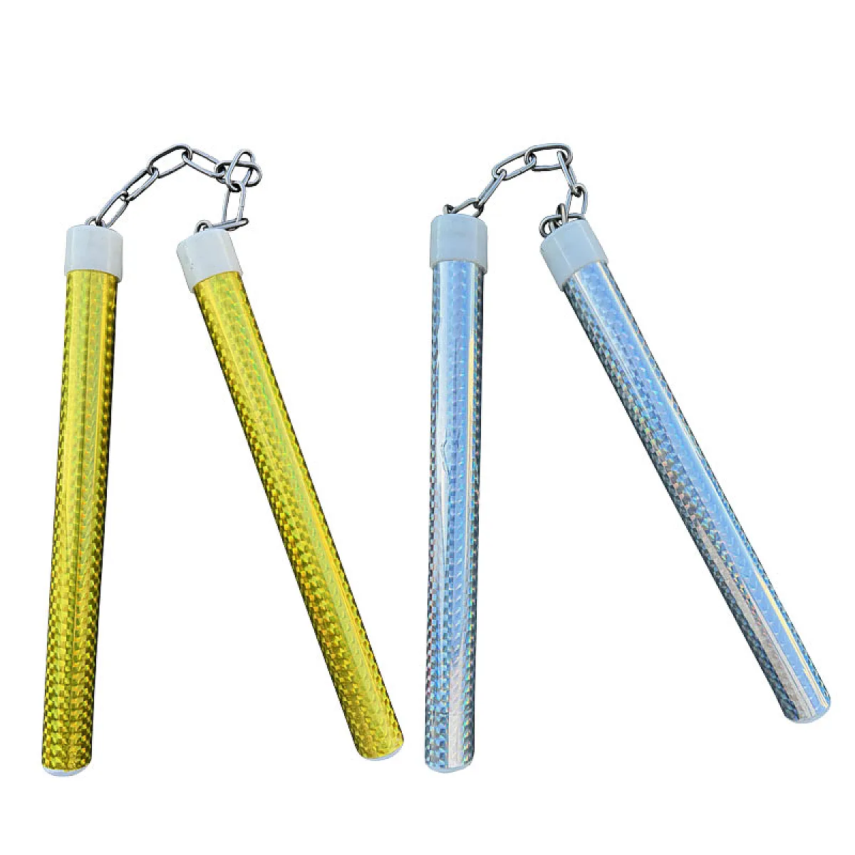 Laser Glossy Aluminum Nunchaku with Metal Chain – SF010-1