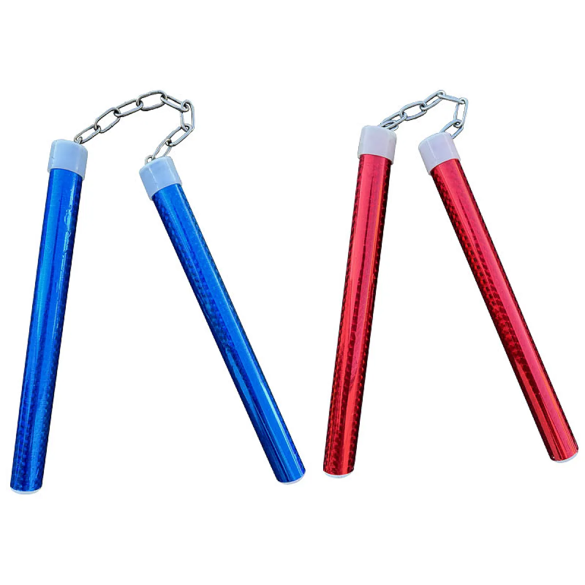 Laser Glossy Aluminum Nunchaku with Metal Chain – SF010-1