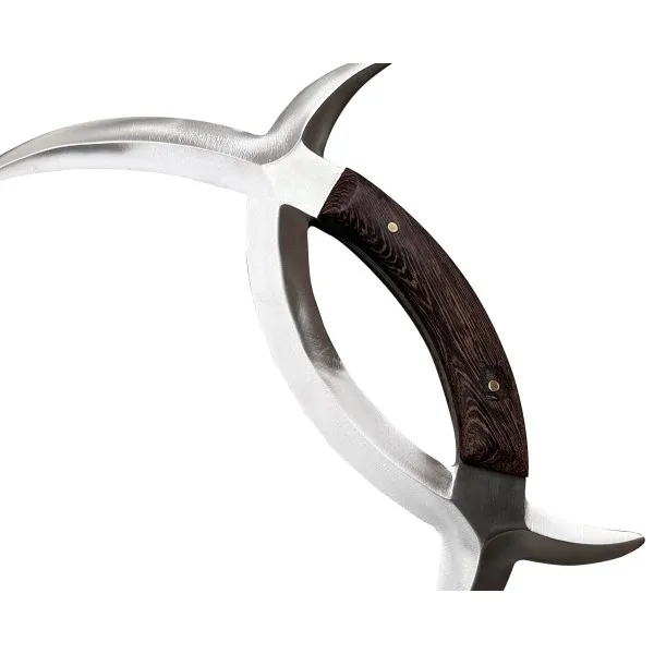 Meridian Bagua Deer Horns Axe with Pear Wood Handle - Premium (TDS015)
