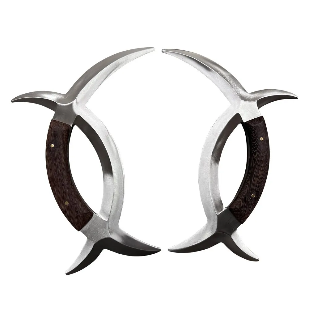 Meridian Bagua Deer Horns Axe with Pear Wood Handle - Premium (TDS015)