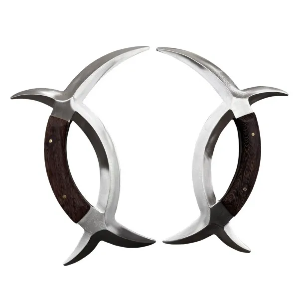 Meridian Bagua Deer Horns Axe with Pear Wood Handle - Premium (TDS015)