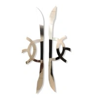 Moon and Sun Speared Sword - Stainless Steel (Pair) (TDS120)