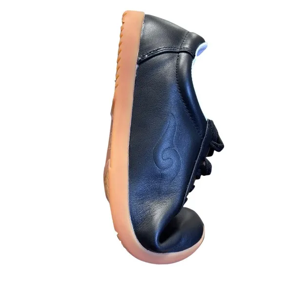 Leather Tai Chi Shoes – Black for Training and Performance (FT003)