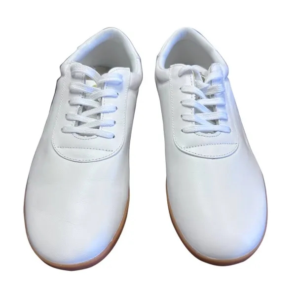 Leather Tai Chi Shoes – White (FT004)
