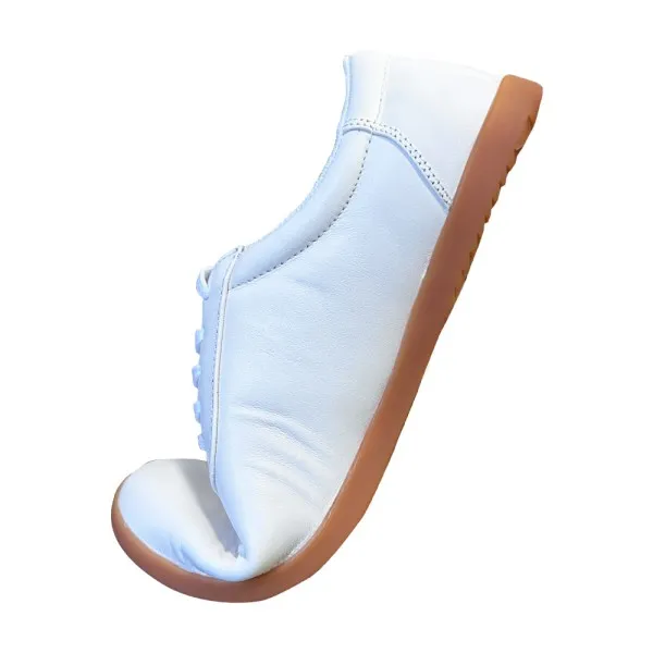 Leather Tai Chi Shoes – White (FT004)