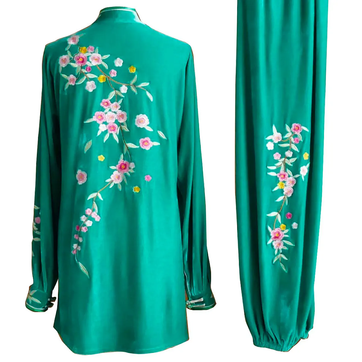 UC2022-13 Green Uniform with Flower Embroidery (Pre-Order)