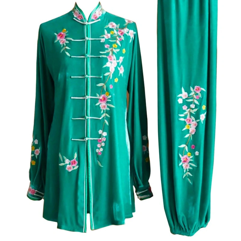 UC2022-13 Green Uniform with Flower Embroidery (Pre-Order)